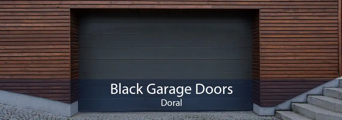 Black Garage Doors Doral