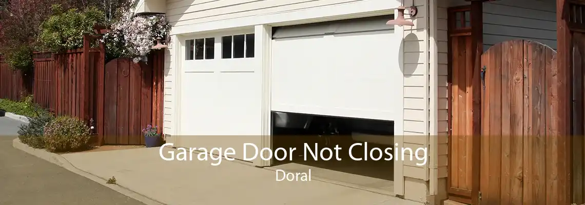 Garage Door Not Closing Doral