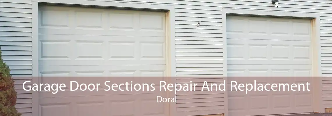 Garage Door Sections Repair And Replacement Doral